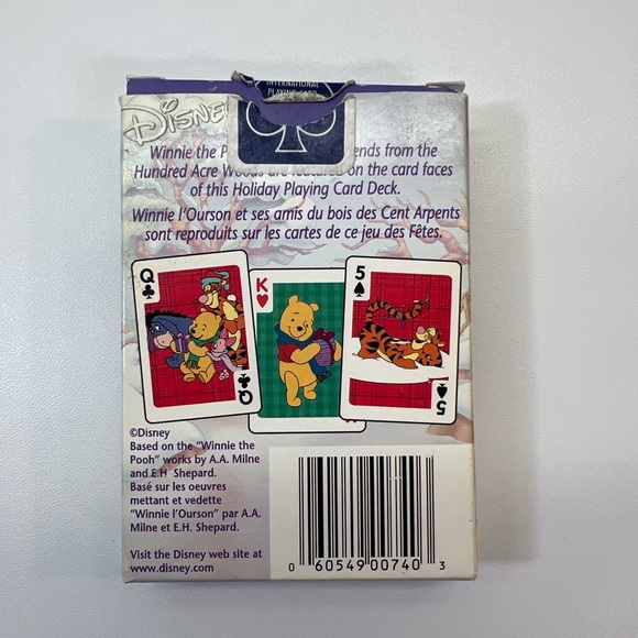 Bicycle Disney Winnie the Pooh Deck of Playing Cards Holiday Playing Cards RARE - Picture 14 of 16